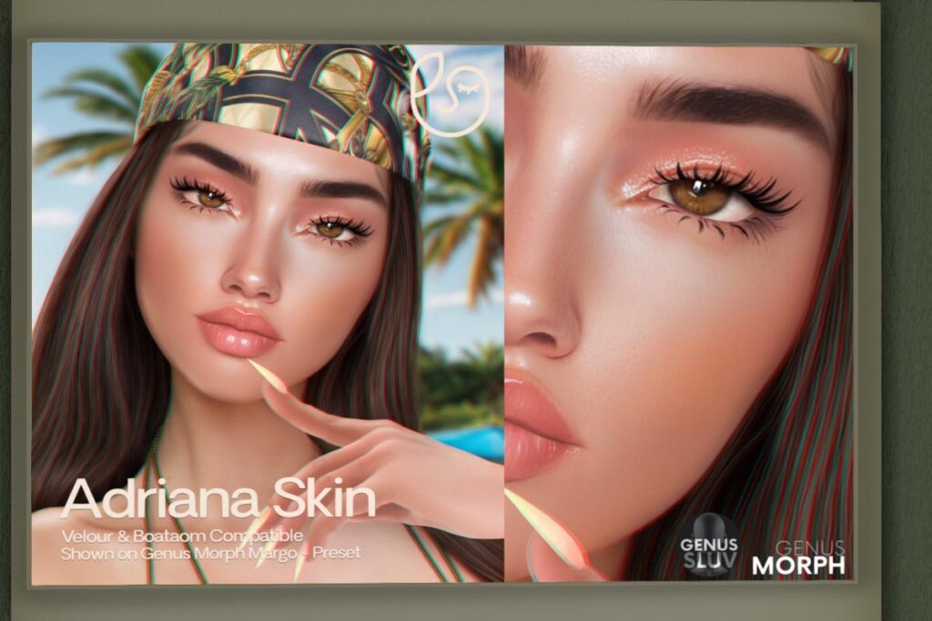Adriana Skin - Genus, L$699 each/L$1299 FP