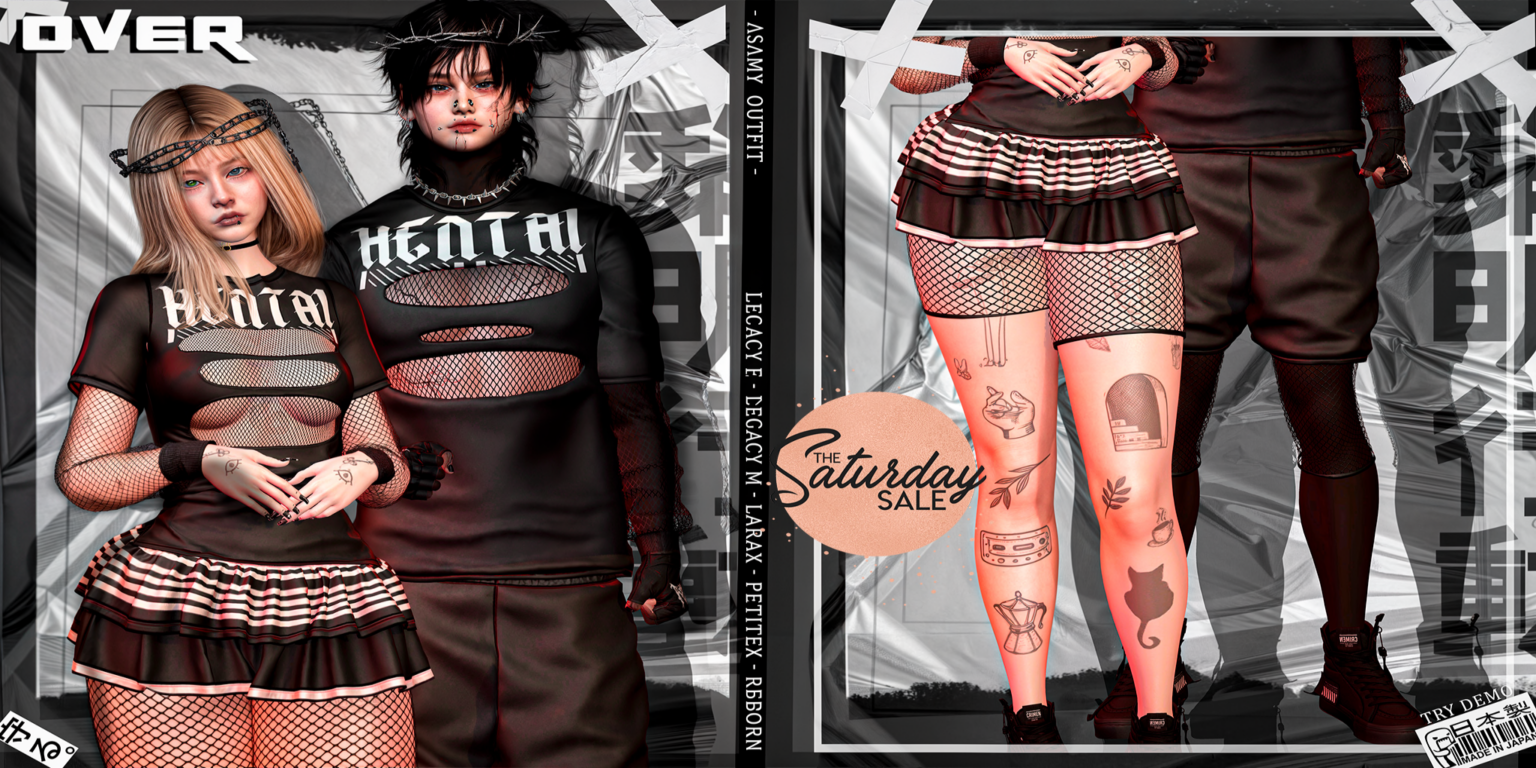 Asamy Outfit - Legacy M+F/MaitreyaX/Reborn/+mods	&lt;a href=&quot;http://maps.secondlife.com/secondlife/Silver%20City/104/223/2509&quot;&gt;Teleport&lt;/a&gt;
