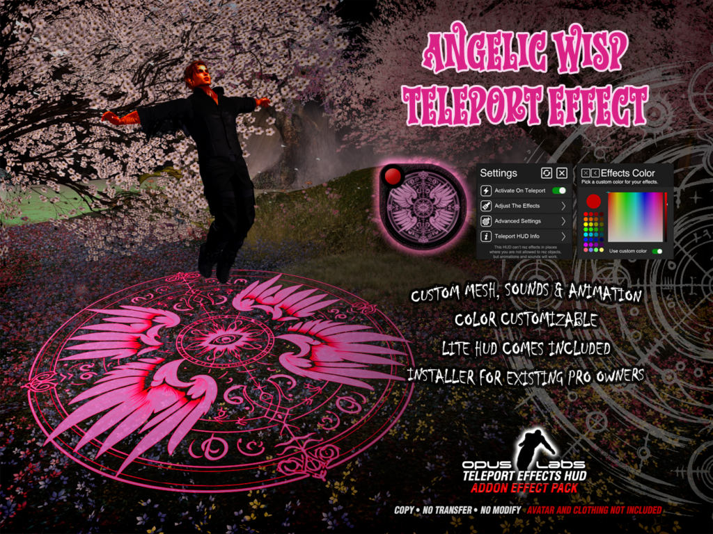 Angelic Wisp Teleport Effect