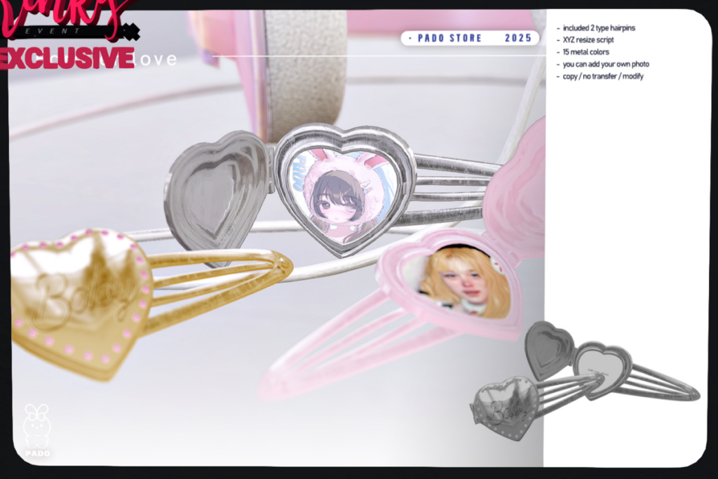 Forever Love Hairpin, L$158