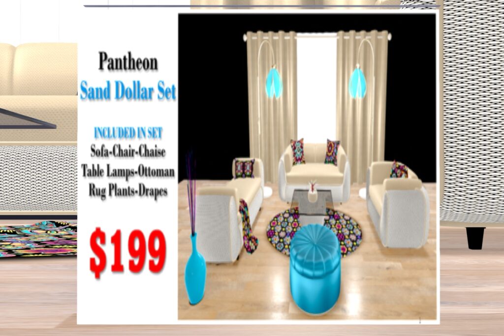 Sand Dollar Decor Set, L$199