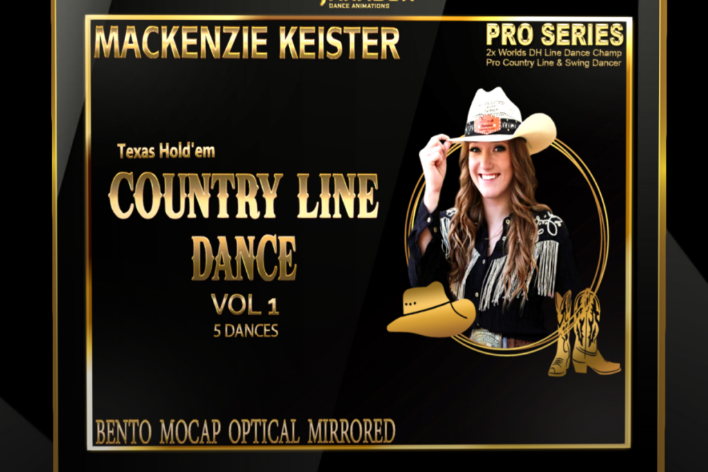 Country Line Dance Vol 1, L$300 each/L$1200 FP
