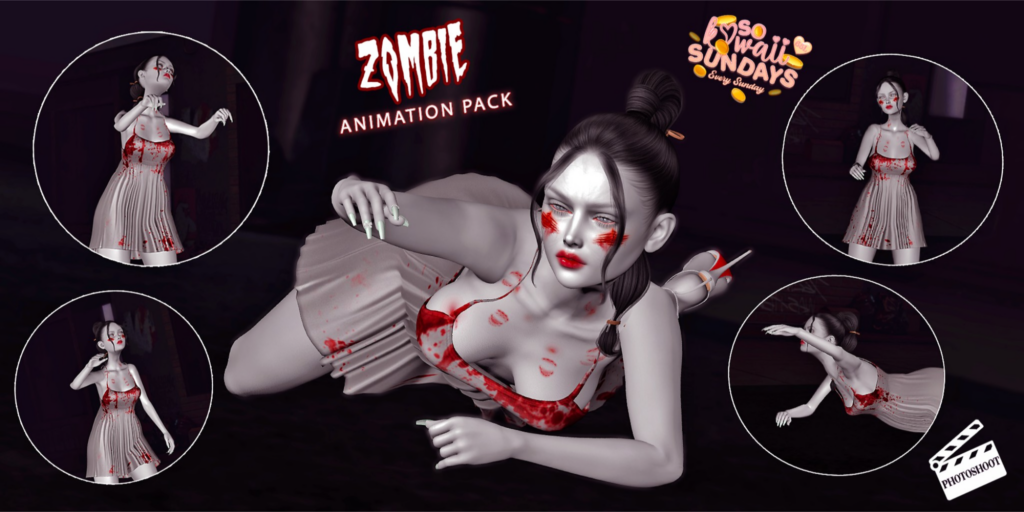 Zombie Animations	&lt;a href=&quot;http://maps.secondlife.com/secondlife/VELOUR/200/203/1965&quot;&gt;Teleport&lt;/a&gt;