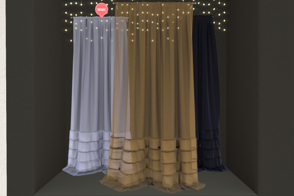 Ruffle Curtains, L$300
