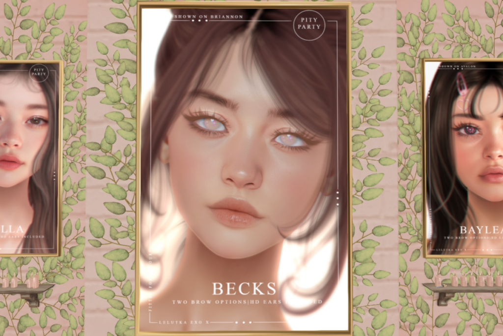 Beck Skin - EvoX, L$799 each/L$3500 FP | Becks Shape - Lelutka Briannon/Reborn, L$350