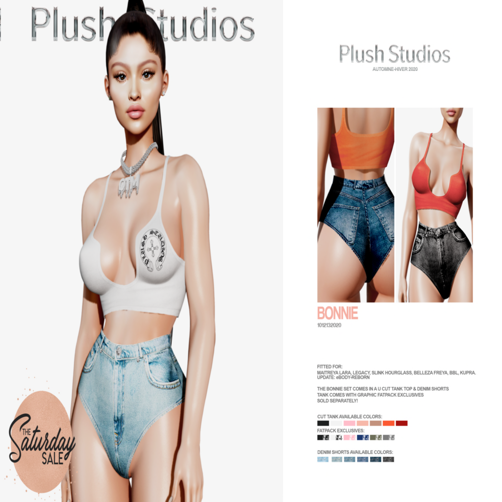 Bonnie Outfit - Freya/Hourglass/Inithium/Legacy/Maitreya/Reborn/Yentements	&lt;a href=&quot;https://maps.secondlife.com/secondlife/Plush%20Studios/130/189/23&quot;&gt;Teleport&lt;/a&gt;
