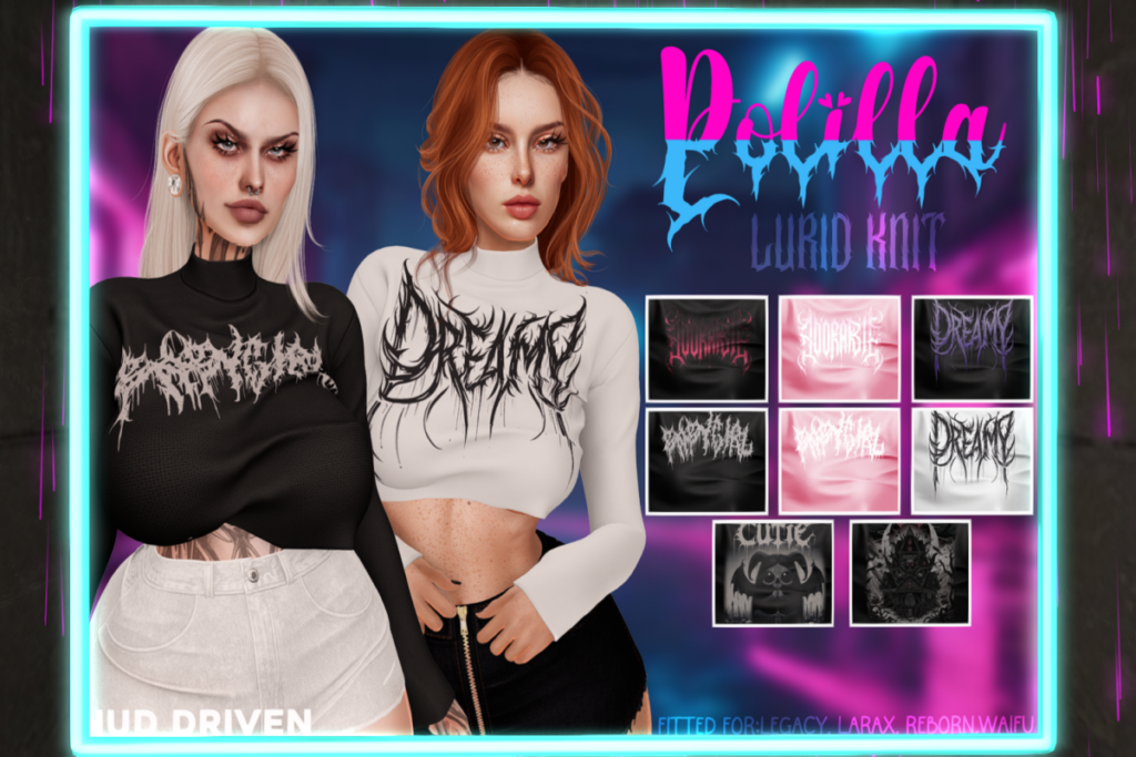 Lurid Knit Top - Legacy/MaitreyaX/Reborn/+mods, L$249