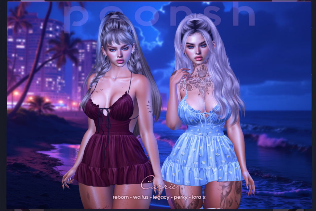 Carrie Dress - Legacy/MaitreyaX/Reborn/+mods, L$250 each/L$1200 FP