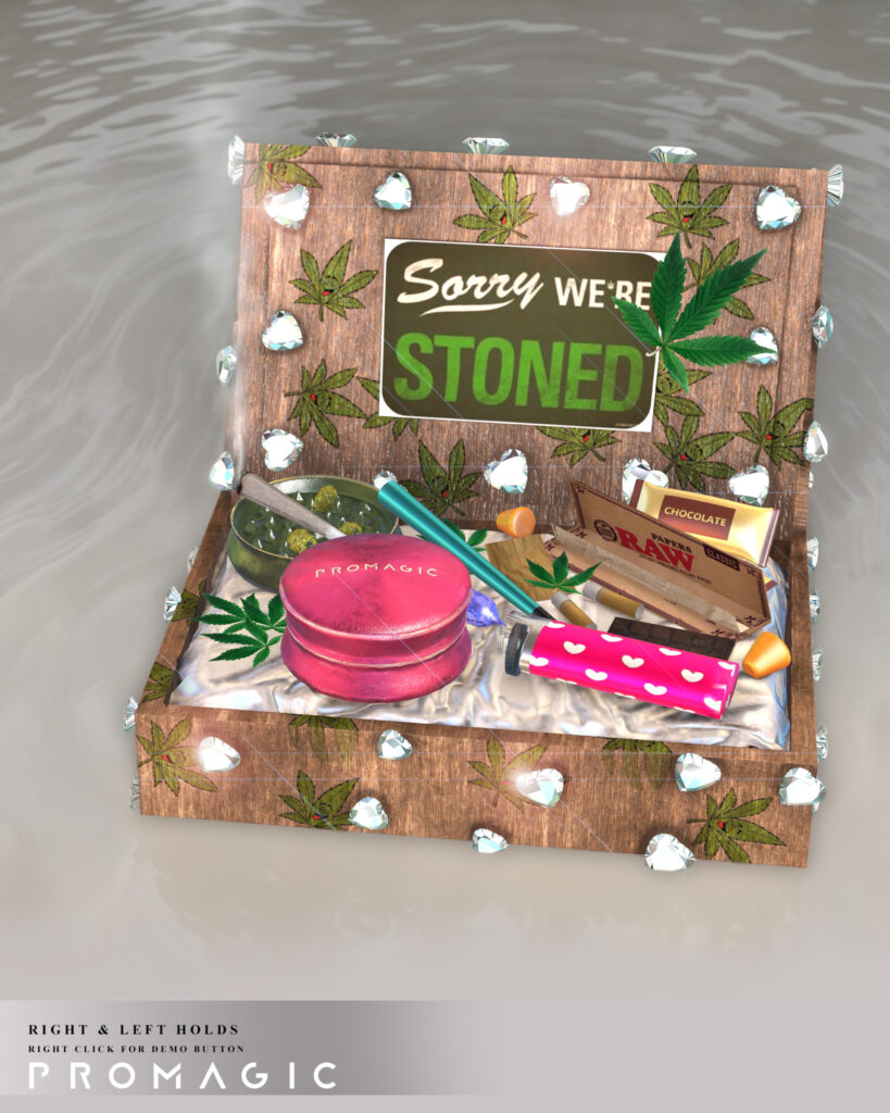 Stoner Box Decor	&lt;a href=&quot;http://maps.secondlife.com/secondlife/PROMAGIC/124/127/22&quot;&gt;Teleport&lt;/a&gt;