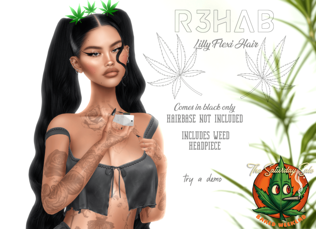 Lilly Flexi Hairstyle 	&lt;a href=&quot;http://maps.secondlife.com/secondlife/Loveless%20Graceful/195/84/21&quot;&gt;Teleport&lt;/a&gt;
