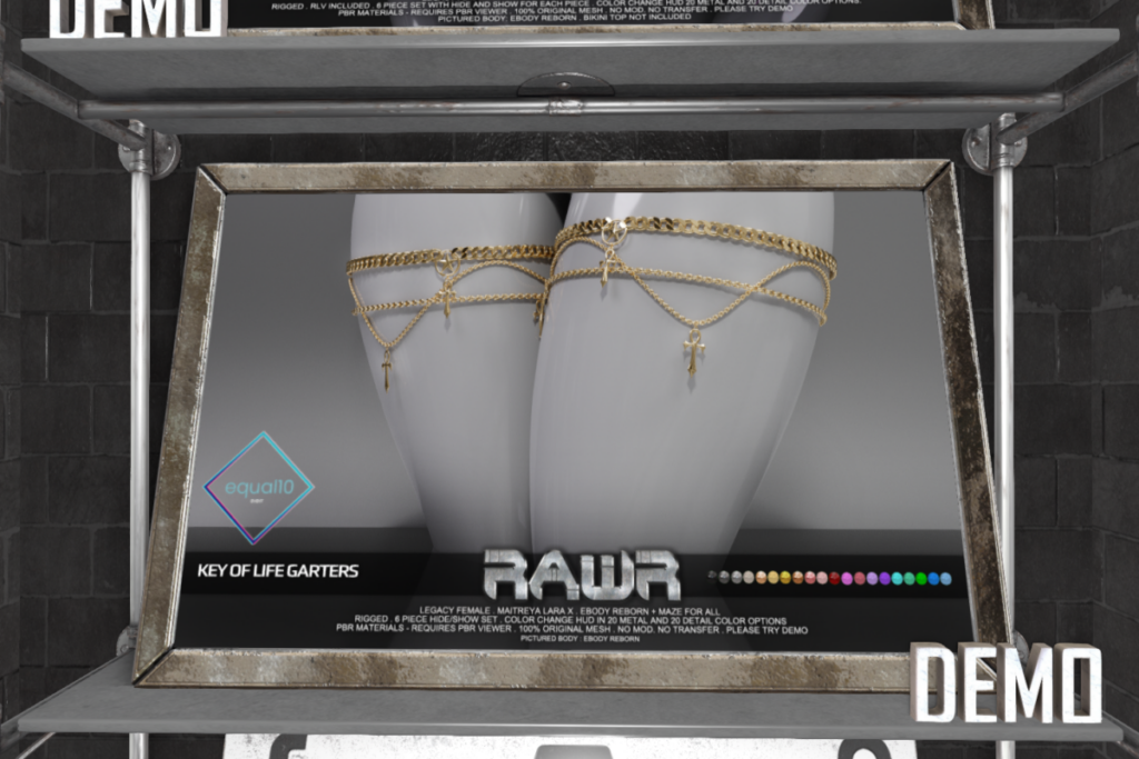 Key Of Life Garters - Legacy/MaitreyaX/Reborn/+mods, L$299