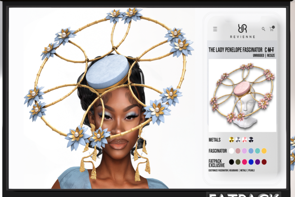 The Lady Penelope Fascinator, L$399 each/L$2299 FP
