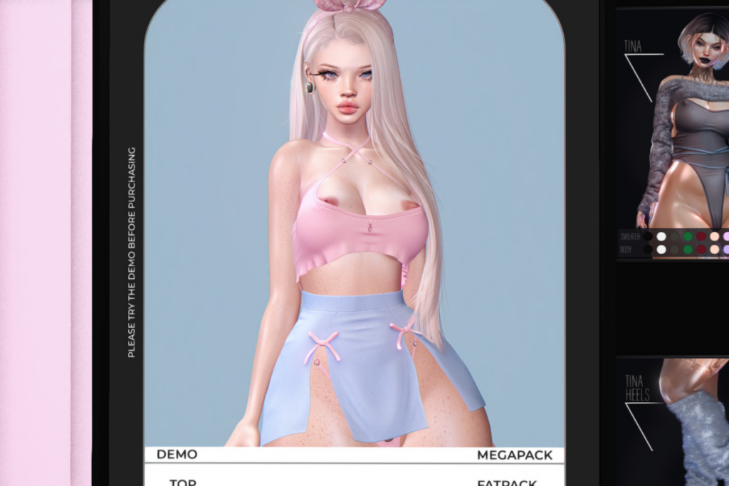 Narin Top &amp; Skirt - Legacy/MaitreyaX/Reborn/+mods, L$299 each/L$1799 each FP/L$3000 MP