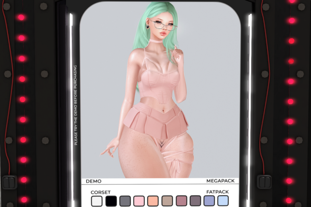 Rihanna Corset &amp; Skirt - Reborn/+mods, L$299 each/L$1750 each FP/L$3000 MP