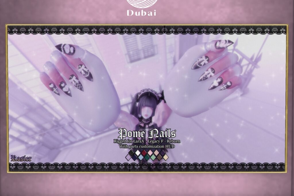 Pome Mesh Nails - Legacy/MaitreyaX/Reborn, L$249