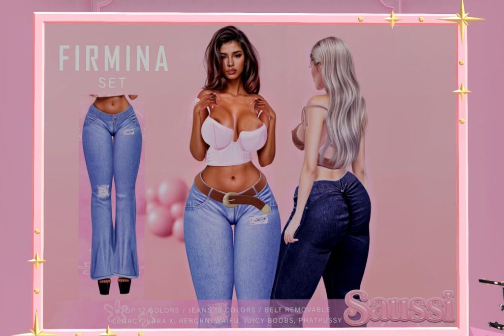 Firmina Set - Legacy/Maitreya/Reborn/+mods, L$195-L$210 each/L$950 FP