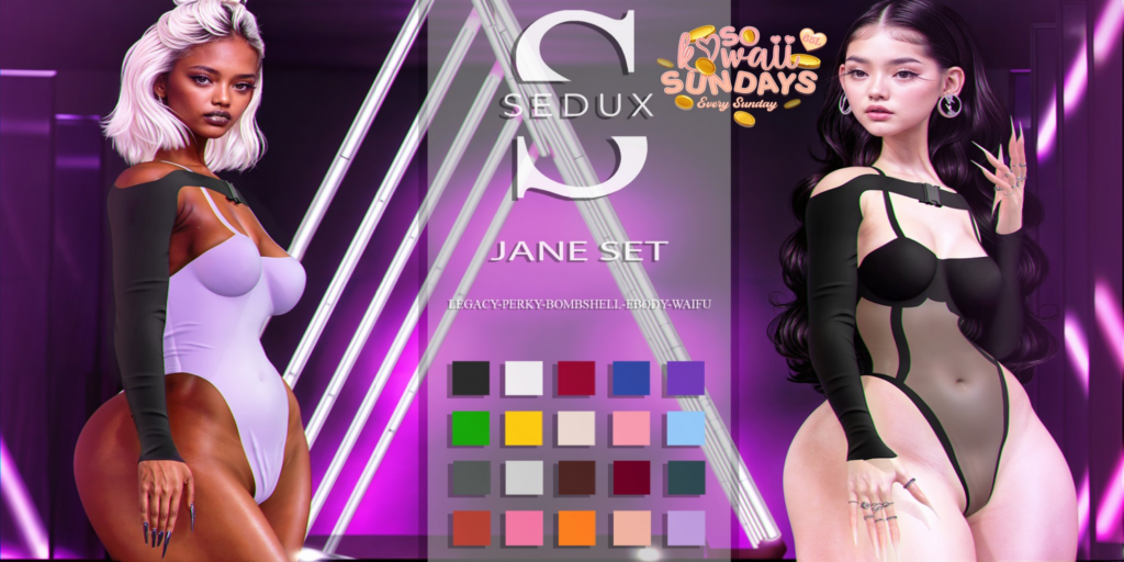 Jane Set - Legacy/Reborn/+mods	&lt;a href=&quot;http://maps.secondlife.com/secondlife/Crystal%20Isle/127/124/60&quot;&gt;Teleport&lt;/a&gt;