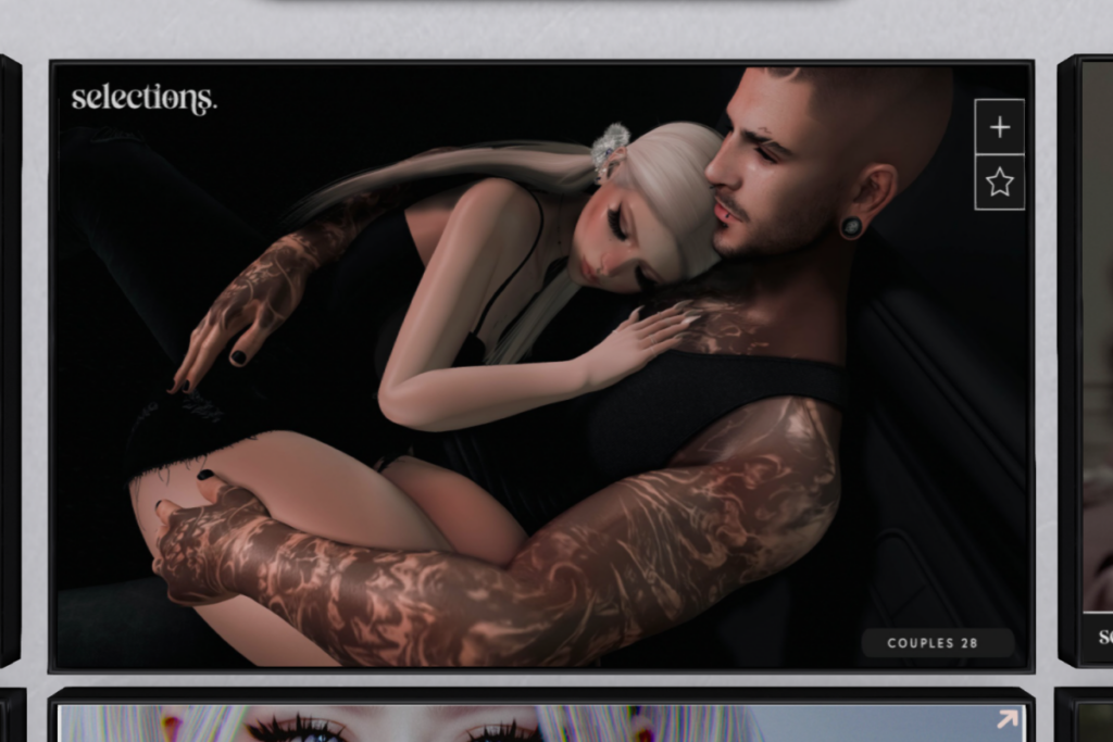 Couples 28	&lt;a href=&quot;http://maps.secondlife.com/secondlife/Eagle%20District/182/234/2136&quot; target=&quot;_blank&quot;&gt;Teleport&lt;/a&gt;