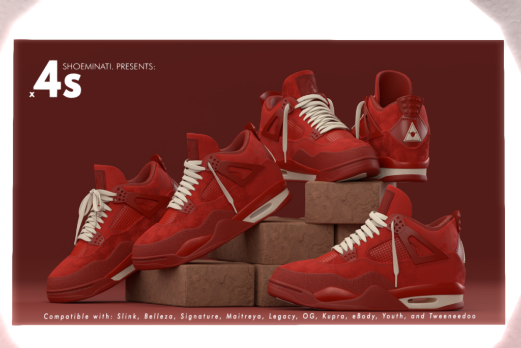 x4s Sneakers - See Ad For Fits, L$365 each