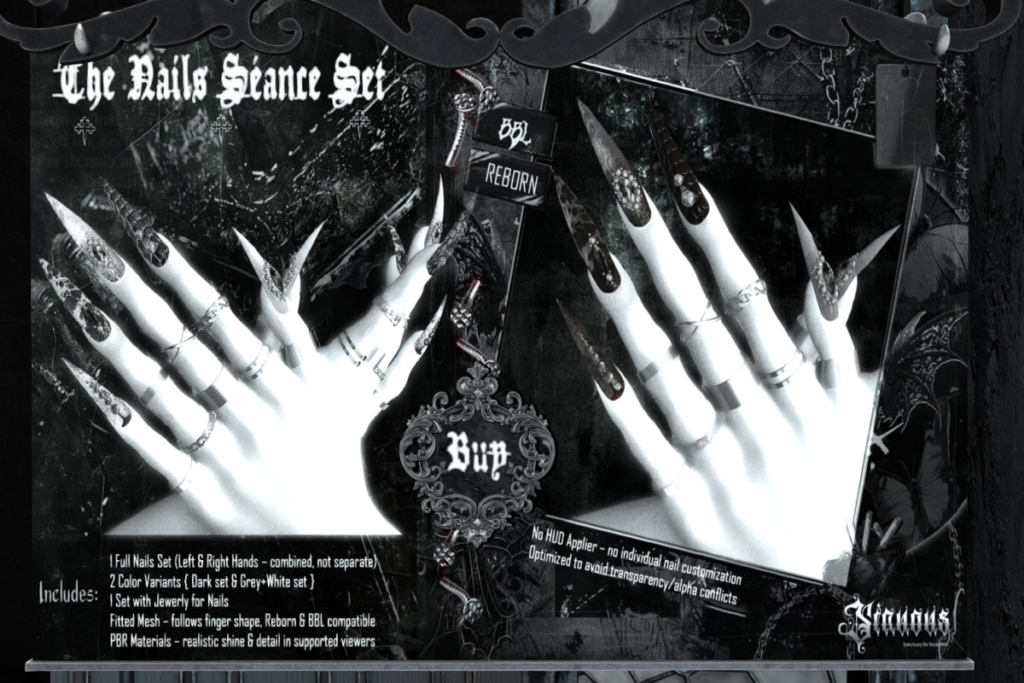The Nails Seance Set - Reborn/Yentements, L$630