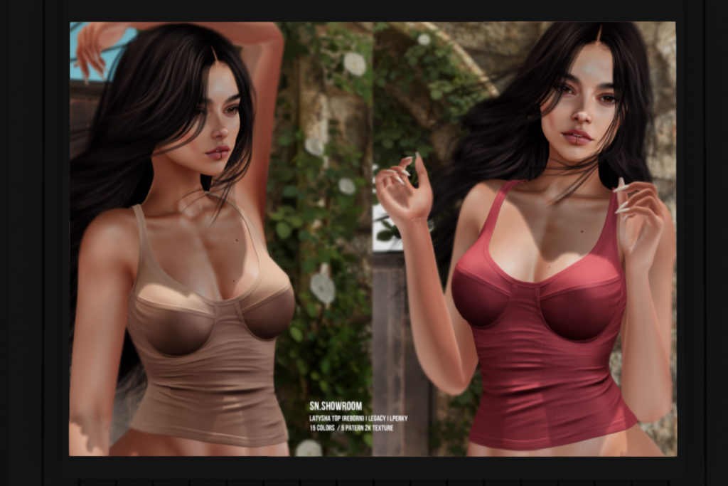 Latysha Top - Legacy/Reborn/+mods, L$299 each/L$2399 FP