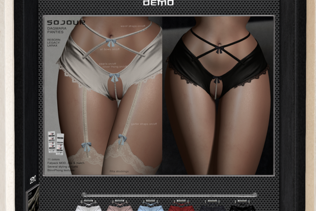 Dagmara Panties - Legacy/MaitreyaX/Reborn, L$249 each/L$999 FP