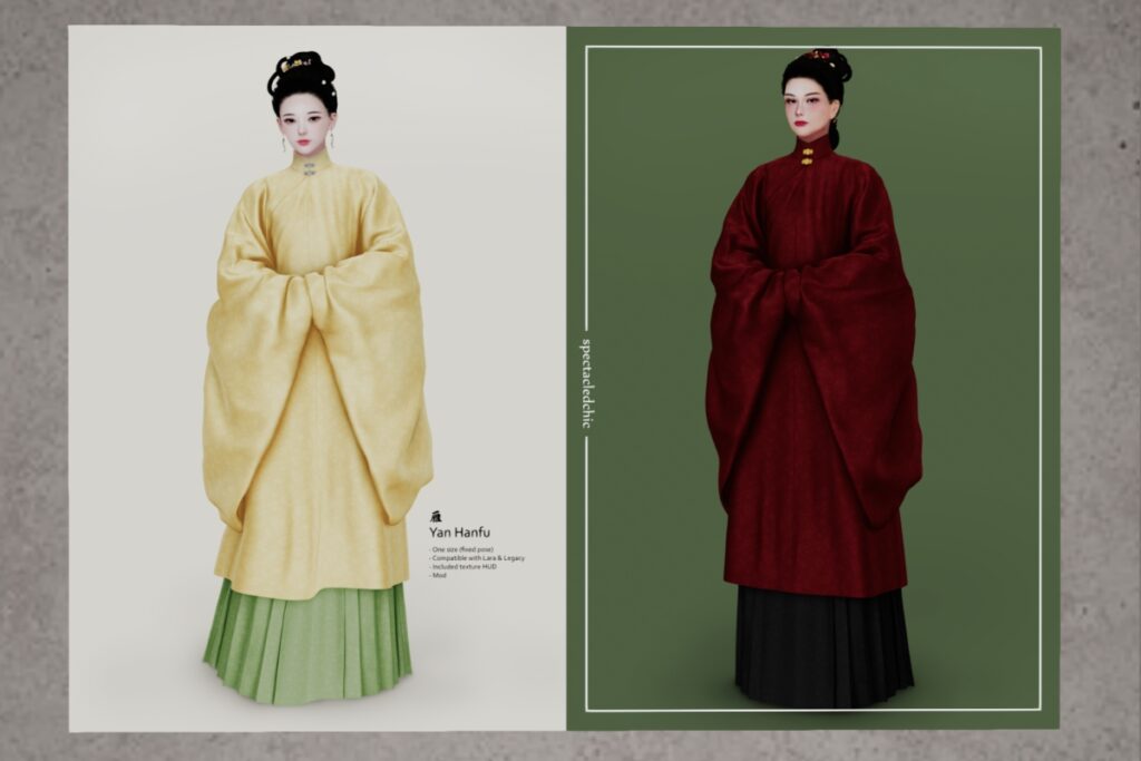 Yan Hanfu - Legacy/Maitreya, L$499 FP