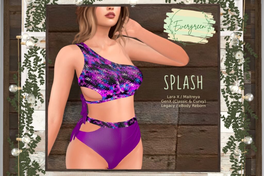 Splash Swimsuit - GenX/Legacy/Maitreya/Reborn/+mods, L$159 each/L$889 FP