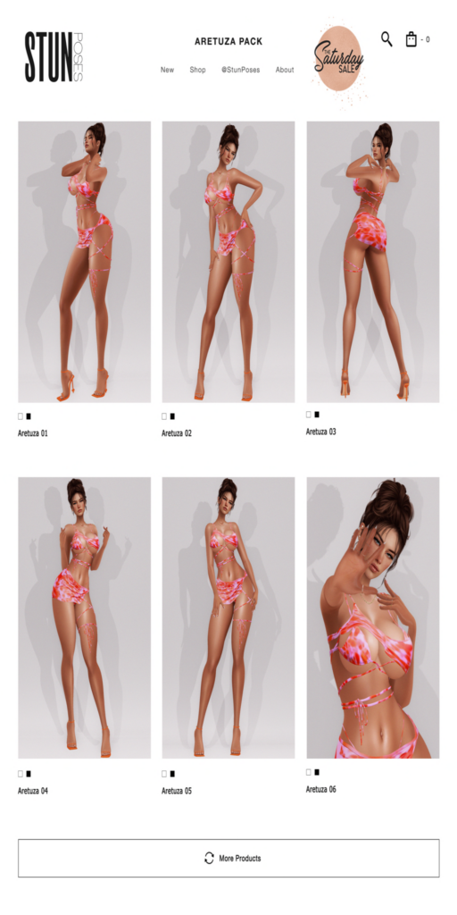 Aretuza Poses	&lt;a href=&quot;http://maps.secondlife.com/secondlife/Dream%20Haven/7/189/4074&quot;&gt;Teleport&lt;/a&gt;