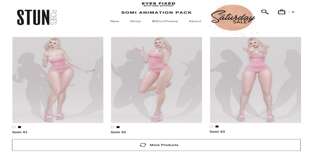 Somi Animations	&lt;a href=&quot;http://maps.secondlife.com/secondlife/Dream%20Haven/7/189/4074&quot;&gt;Teleport&lt;/a&gt;