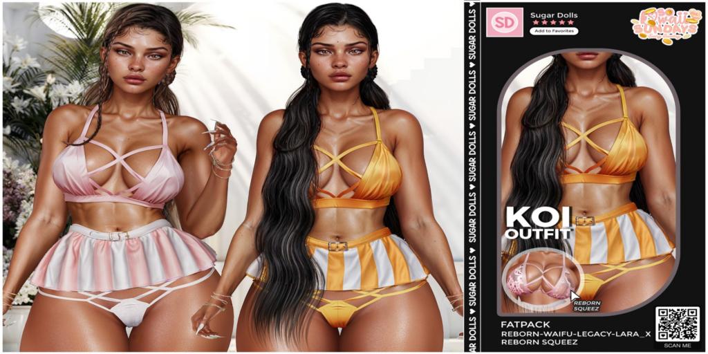 Koi Outfit - Legacy/MaitreyaX/Reborn/+mods	&lt;a href=&quot;http://maps.secondlife.com/secondlife/Woodland%20Realm/189/185/23&quot;&gt;Teleport&lt;/a&gt;
