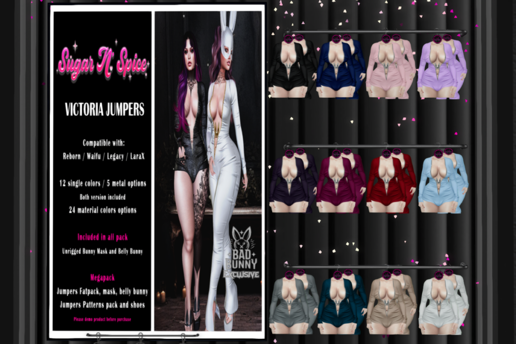 Victoria Jumper - Legacy/MaitreyaX/Reborn/+mods, L$179 each/L$732 FP