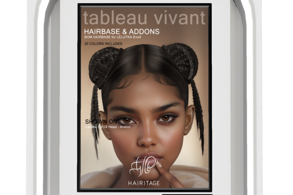 Hairitage EvoX Hairbase + Add-On, L$299