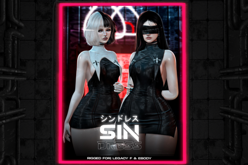 Sin Dress - Legacy/Reborn, L$350 each/L$950 FP