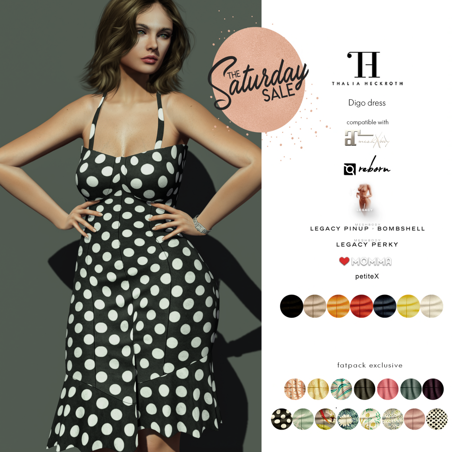 Digo Dress - Legacy/MaitreyaX/Persephone/Reborn/+mods	&lt;a href=&quot;http://maps.secondlife.com/secondlife/Fingal/128/84/23&quot;&gt;Teleport&lt;/a&gt;