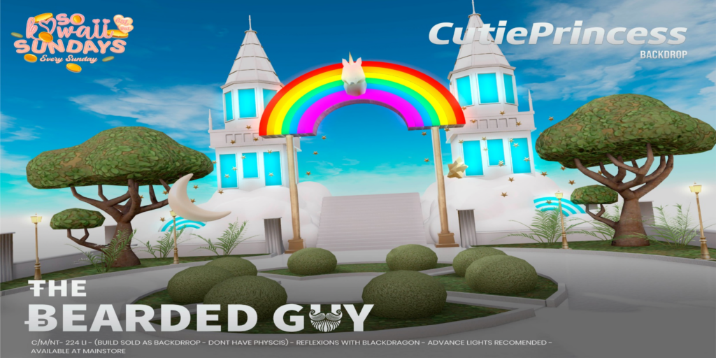 Cutie Princess Backdrop	&lt;a href=&quot;http://maps.secondlife.com/secondlife/Moonwall/169/121/32&quot;&gt;Teleport&lt;/a&gt;