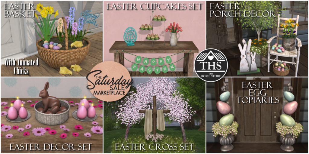Easter Basket | Easter Cupcakes Set | Easter Porch Decor | Easter Decor Set | Easter Cross Set | Easter Egg Toparies
