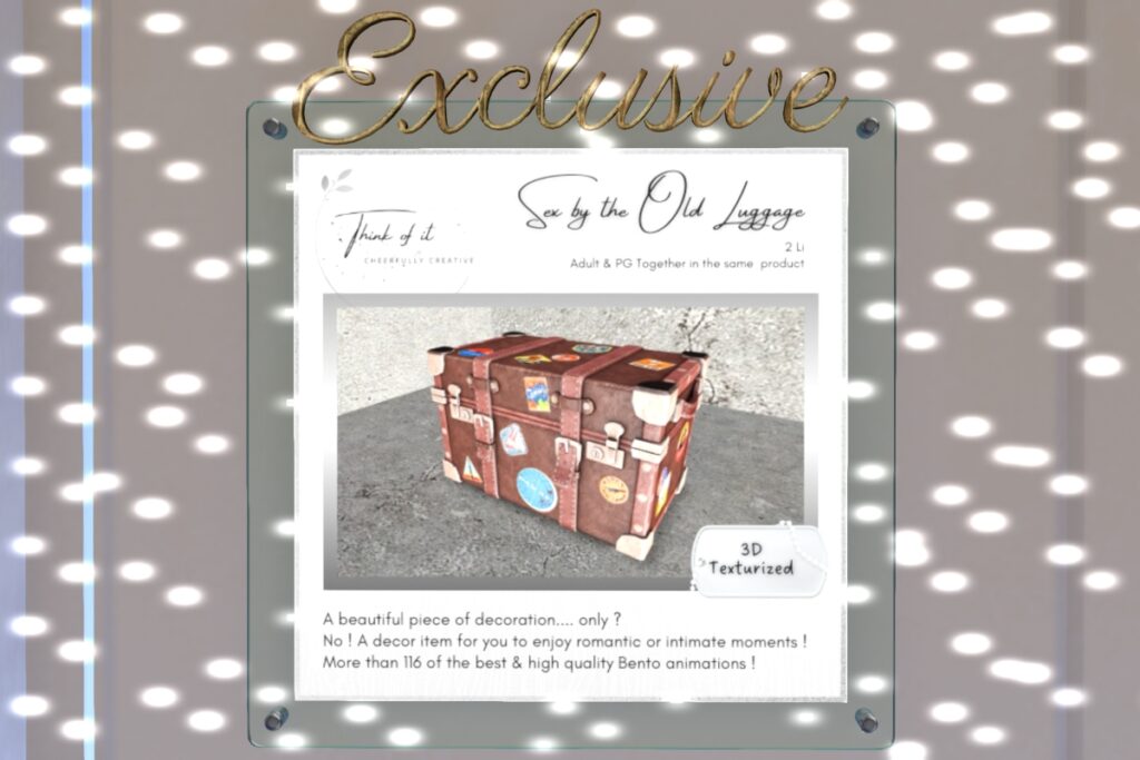 Sex By The Old Luggage Decor, L$197