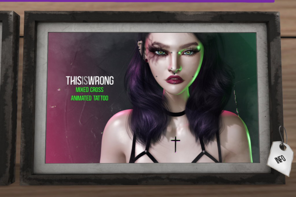 Mixed Cross Animated Tattoo - BOM	&lt;a href=&quot;http://maps.secondlife.com/secondlife/Little%20Diamond/226/178/22&quot; target=&quot;_blank&quot;&gt;Teleport&lt;/a&gt;