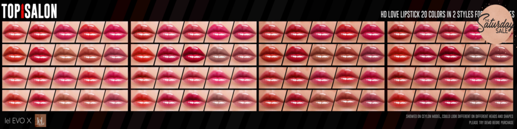 HD Love Lipstick - Evo/EvoX	&lt;a href=&quot;http://maps.secondlife.com/secondlife/Meringue/143/144/902&quot;&gt;Teleport&lt;/a&gt;