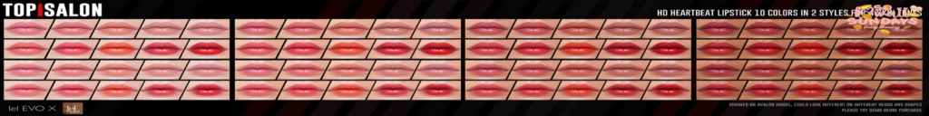 HD Heartbeat Lipstick - Evo/EvoX	&lt;a href=&quot;http://maps.secondlife.com/secondlife/Meringue/143/144/902&quot;&gt;Teleport&lt;/a&gt;