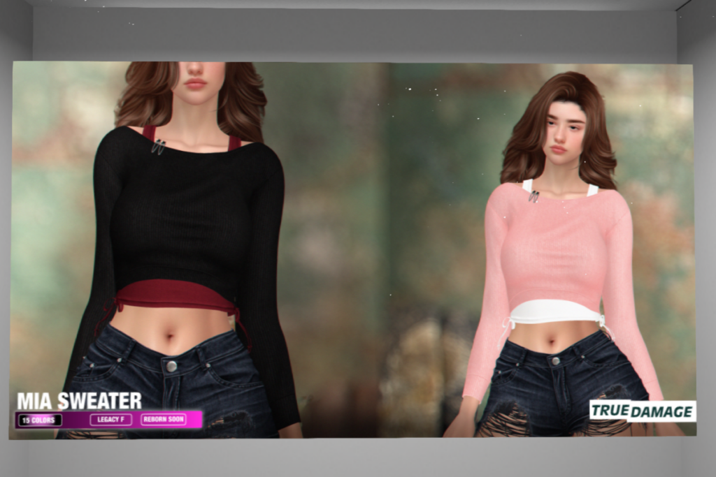 Mia Sweater - Legacy, L$279 each/L$999 FP