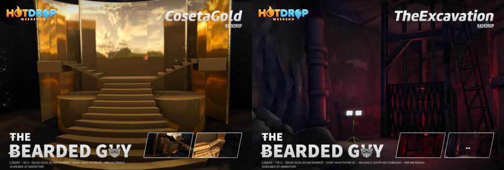 Coseta Gold &amp; The Excavation Backdrops
