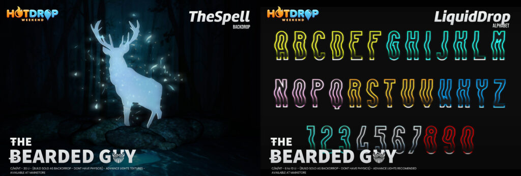 The Spell Backdrop &amp; Liquid Drop Alphabet