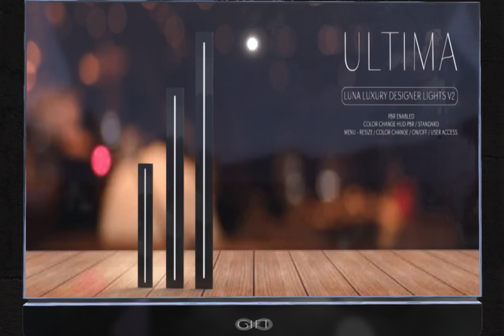 Luna Luxury Designer Lights V2, L$399