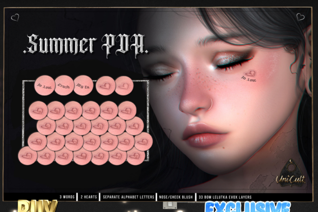 Summer PDA Tattoo - EvoX, L$105