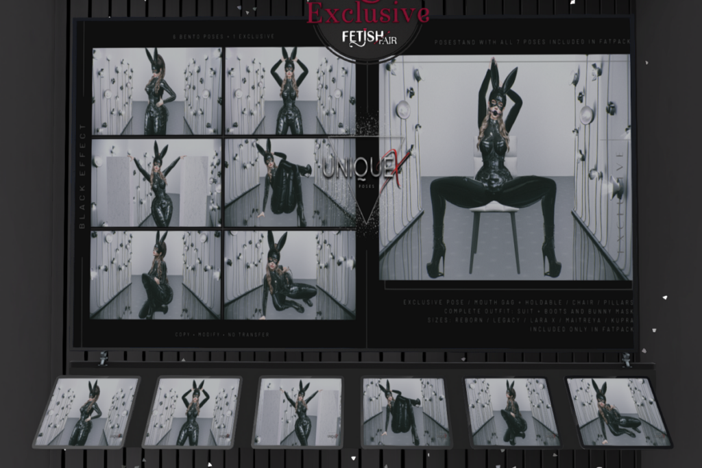 Black Effect Poses &amp; Props, L$149 each/L$499 FP