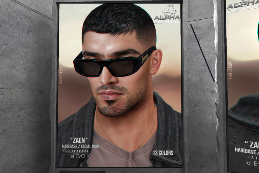 Zaen Facial Hair - EvoX, L$300