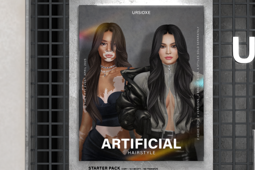 Artificial Hairstyle, L$199-L$399 each/L$589 FP
