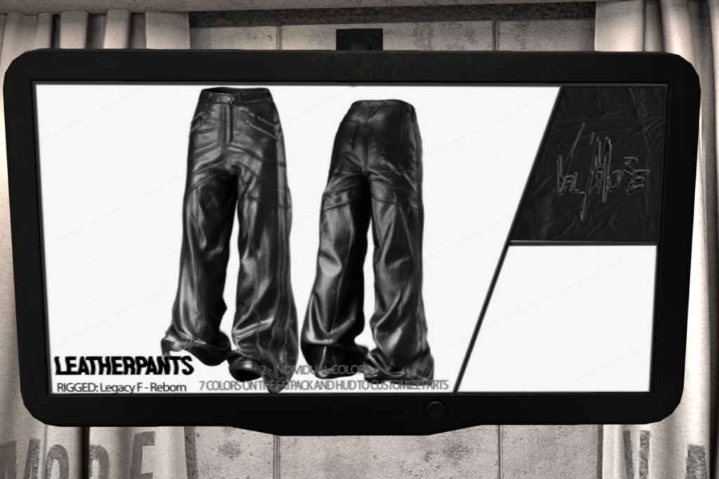 Leather Pants - Legacy/Reborn, L$299 each/L$999 FP